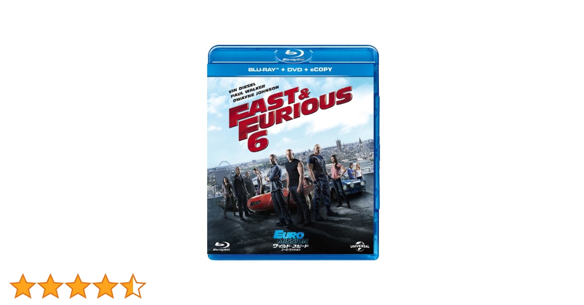 ワイルド・スピード EURO MISSION スチール・ブック仕様ブルーレイ+DVDセット(E-Copy) [Blu-ray] Amazon.co.jp: ワイルド・スピード EURO MISSION ブルーレイ+DVD